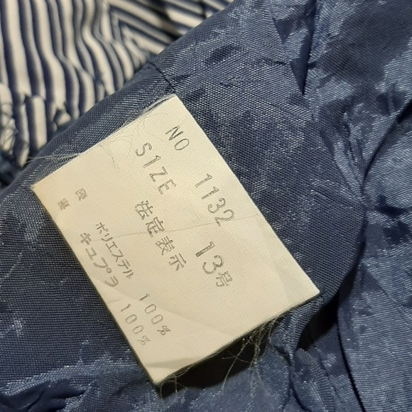 Vintage Blue and White Fit and Flare Dress | Size 12/14 - Picture 11 of 11